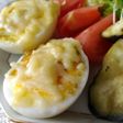 ゆで卵のチーズ柚子胡椒焼き