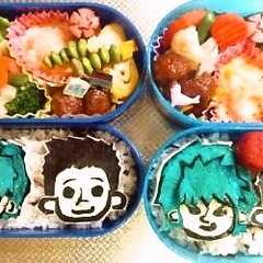 【トリコ&小松　キャラ弁】-レシピのメイン写真