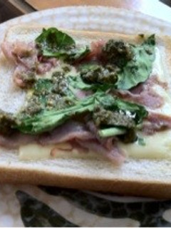 クレソンと生ハムチーズトースト-レシピのメイン写真