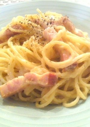 カルボナーラ-レシピのメイン写真