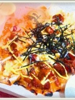 春巻きの皮で!簡単照り焼きチキンピザ-レシピのメイン写真