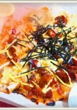 春巻きの皮で！簡単照り焼きチキンピザ-レシピのメイン写真