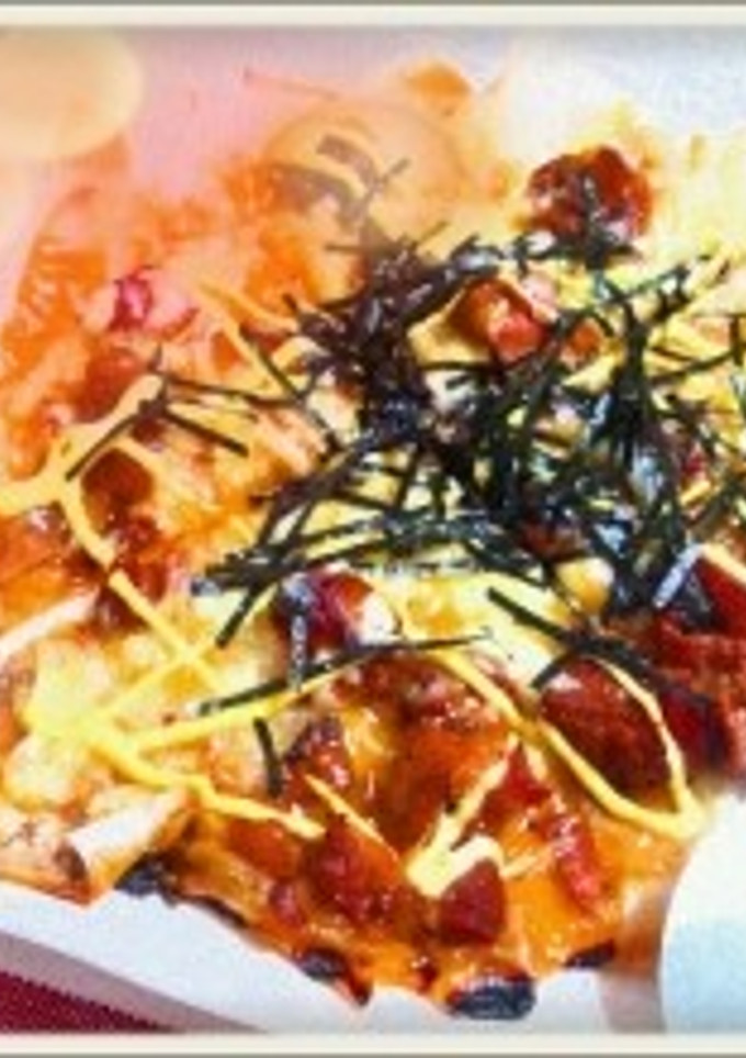 春巻きの皮で！簡単照り焼きチキンピザ-レシピのメイン写真