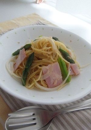 アスパラガスの朝パスタ-レシピのメイン写真