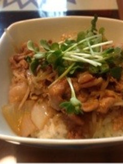 豚モヤシの生姜焼き丼-レシピのメイン写真