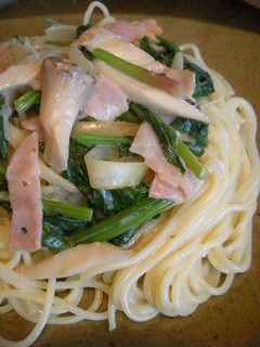 エリンギとほうれん草のクリームパスタ★-レシピのメイン写真