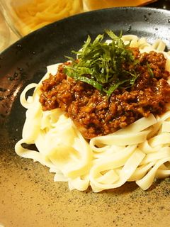 *ランチに*肉味噌うどん*-レシピのメイン写真