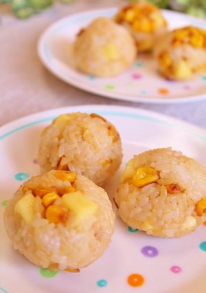 焼きとうもろこし風チーズおにぎり-レシピのメイン写真