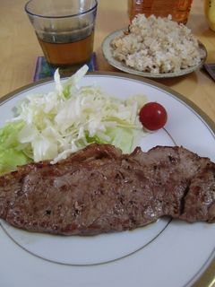 ガーリックステーキ&ガーリックライス-レシピのメイン写真