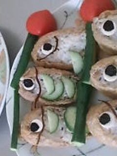 こどもの日☆鯉のぼりのお稲荷さん-レシピのメイン写真