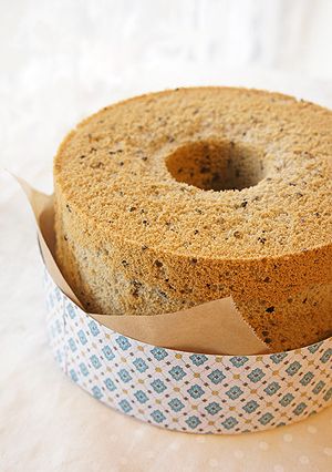 黒ごまクリームシフォン-レシピのメイン写真