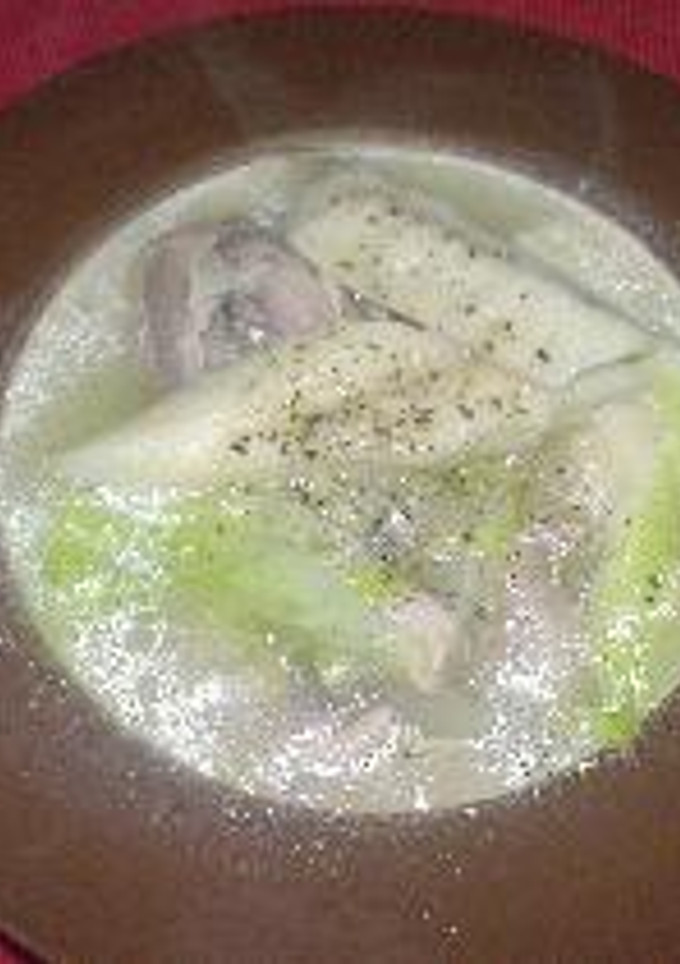 鶏とちくわぶのスープ仕立て-レシピのメイン写真