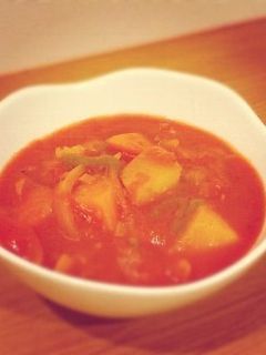 家にあるもので簡単★とろとろトマトスープ-レシピのメイン写真