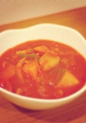 家にあるもので簡単★とろとろトマトスープ-レシピのメイン写真