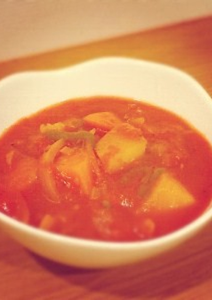 家にあるもので簡単★とろとろトマトスープ-レシピのメイン写真