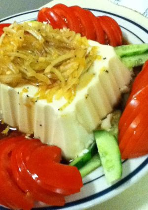 ハワイのコンドミニアムで◇豆腐サラダ-レシピのメイン写真