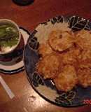 レンコンの豆腐はさみ揚げのおろし煮