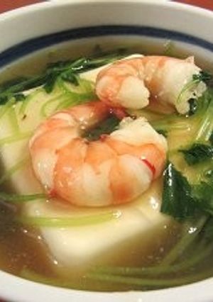 豆腐の簡単えびあんかけ-レシピのメイン写真