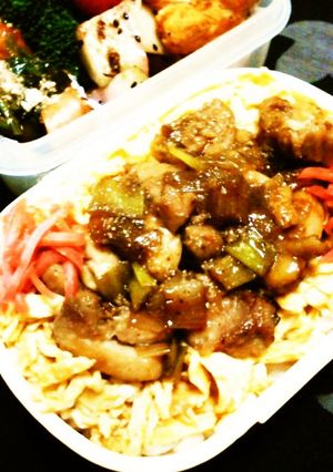 塩麹で♪ネギ入り！柔らか焼き鶏弁当-レシピのメイン写真
