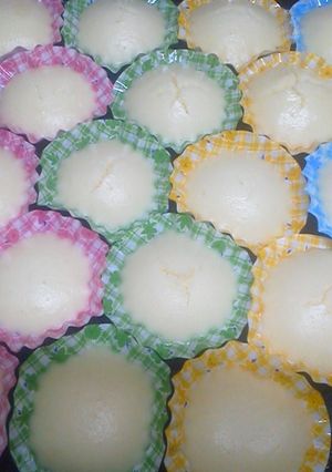 上新粉でカップ蒸しケーキ-レシピのメイン写真