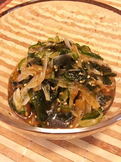 新たまねぎとワカメで中華風酢の物☆-レシピのメイン写真
