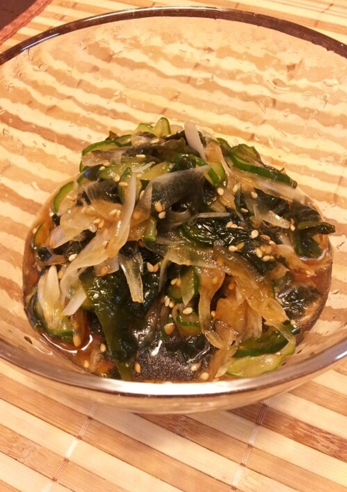 新たまねぎとワカメで中華風酢の物☆-レシピのメイン写真