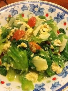 レタスとトマトの卵炒め-レシピのメイン写真