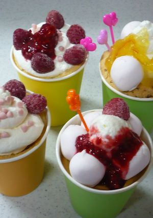 デコって♡カップDEシフォン　-レシピのメイン写真
