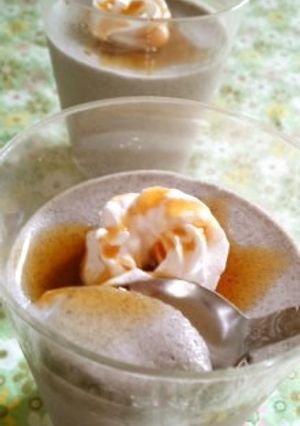 簡単♪ふわふわなめらか黒胡麻ムース-レシピのメイン写真