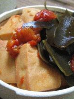 トマト缶で☆高野豆腐と昆布の煮物☆-レシピのメイン写真