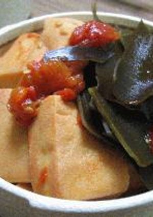 トマト缶で☆高野豆腐と昆布の煮物☆-レシピのメイン写真