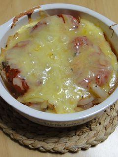 アスパラと玉ねぎのチーズ焼き-レシピのメイン写真