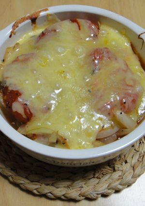 アスパラと玉ねぎのチーズ焼き-レシピのメイン写真