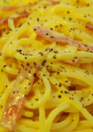 ☆ランチにパスタ☆簡単カルボナーラ-レシピのメイン写真