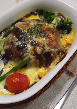 ハンバーググラタン-レシピのメイン写真