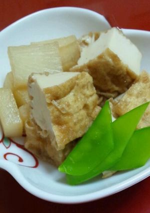 簡単煮物☆おばあちゃんの厚揚げと大根-レシピのメイン写真