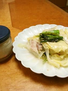 塩麹で豚キャベツの重ね蒸し★-レシピのメイン写真
