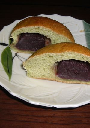 米粉のよもぎあんぱん」-レシピのメイン写真