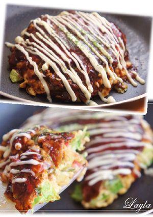 塩麹入り!!分厚いふかふかお好み焼き-レシピのメイン写真