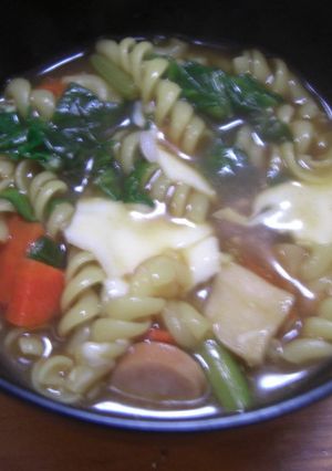 野菜たっぷりスープパスタ-レシピのメイン写真