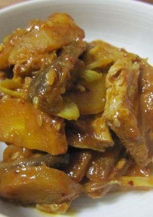 大豆ミートとじゃがいもの炒め煮-レシピのメイン写真