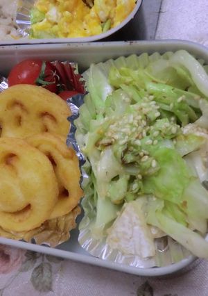 春キャベツと炒りごまのチーズ焼き-レシピのメイン写真