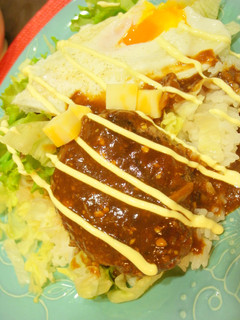 お手軽ハンバーグでロコモコ♪-レシピのメイン写真