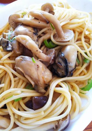 牡蠣の和パスタ-レシピのメイン写真