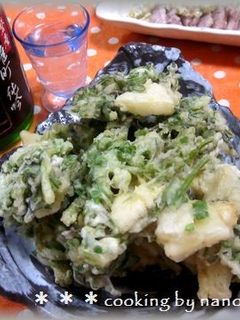 春の旬*セリとたけのこのかき揚げ*-レシピのメイン写真