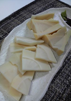 茹で筍の刺身-レシピのメイン写真
