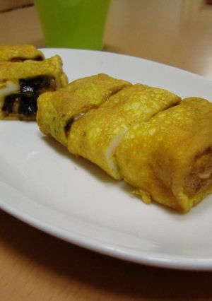 チーズとしそ昆布の卵焼き-レシピのメイン写真