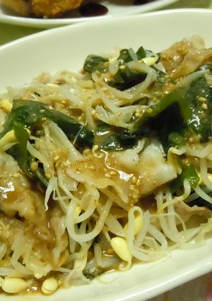 もやしと豚肉の和え物-レシピのメイン写真