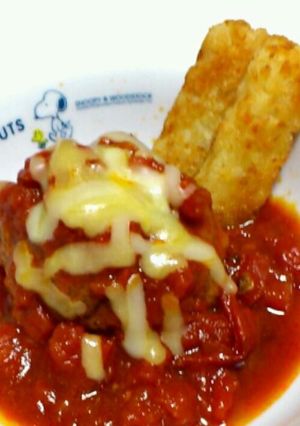 簡単うまうま☆トマト煮込みハンバーグ-レシピのメイン写真