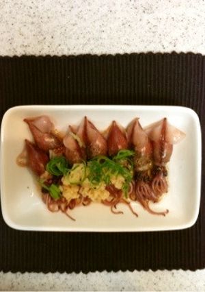 簡単　レンジでホタルイカにんにく風-レシピのメイン写真